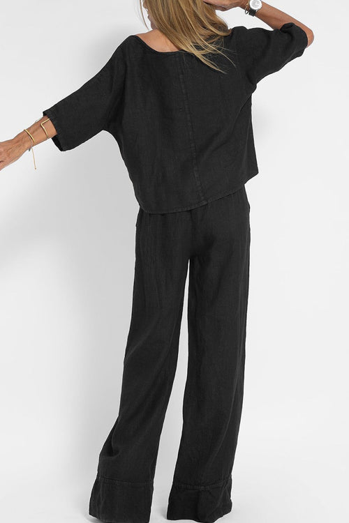Elegantes Zweiteiliges Set mit Hoher Taille für Damen