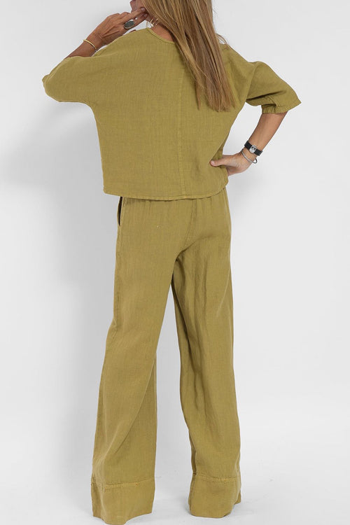 Elegantes Zweiteiliges Set mit Hoher Taille für Damen