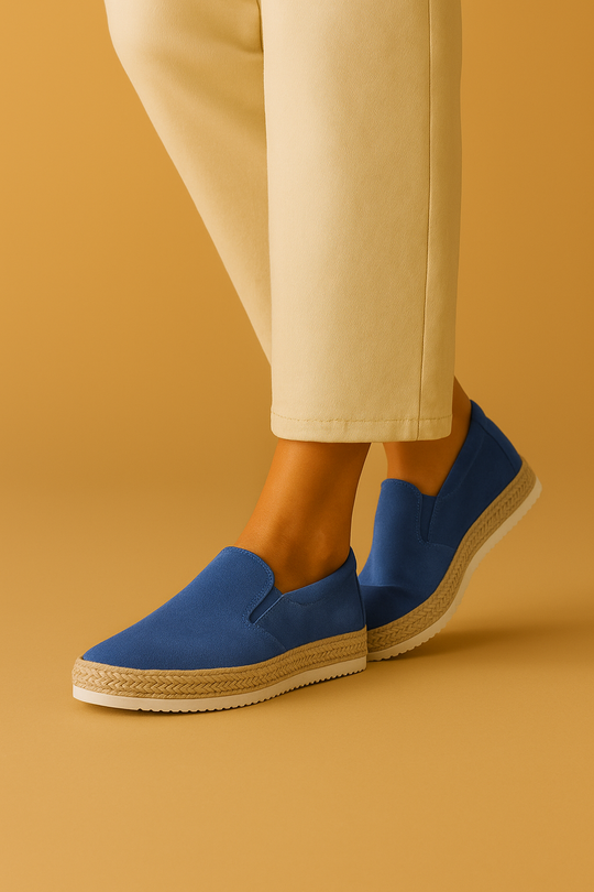 Espadrille Slipper PU-Leder für Herren