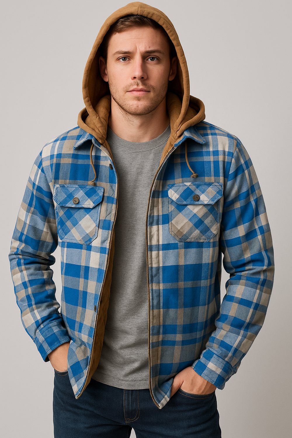Flanelljacke für Outdoor-Aktivitäten für Männer