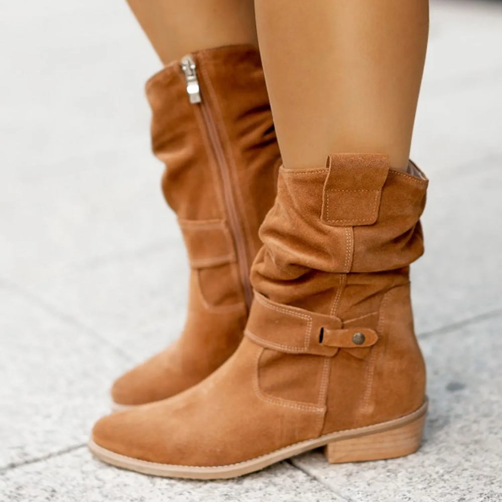 Frauen Elegantes Wild Slouchy Knöchelstiefel
