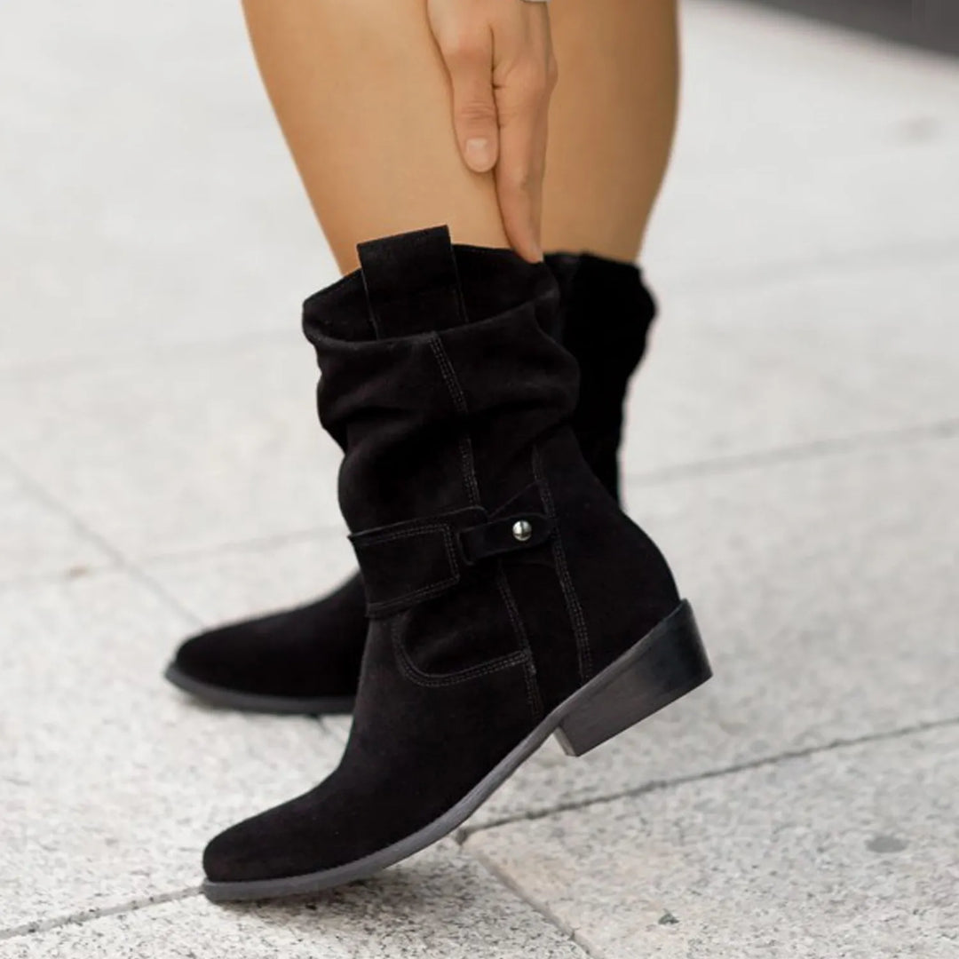 Frauen Elegantes Wild Slouchy Knöchelstiefel