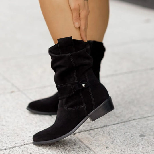 Frauen Elegantes Wild Slouchy Knöchelstiefel