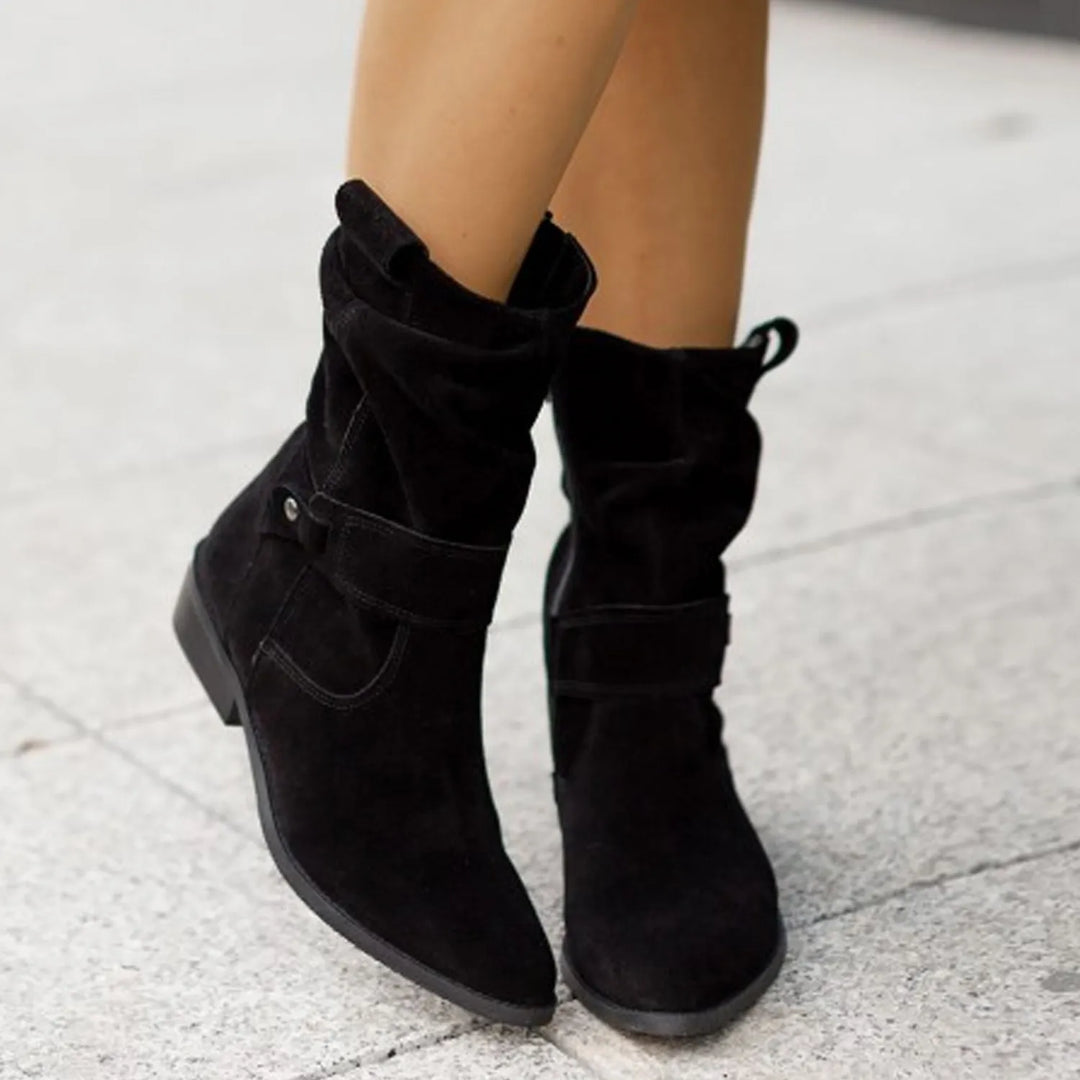 Frauen Elegantes Wild Slouchy Knöchelstiefel