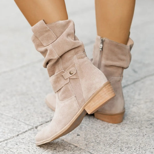 Frauen Elegantes Wild Slouchy Knöchelstiefel