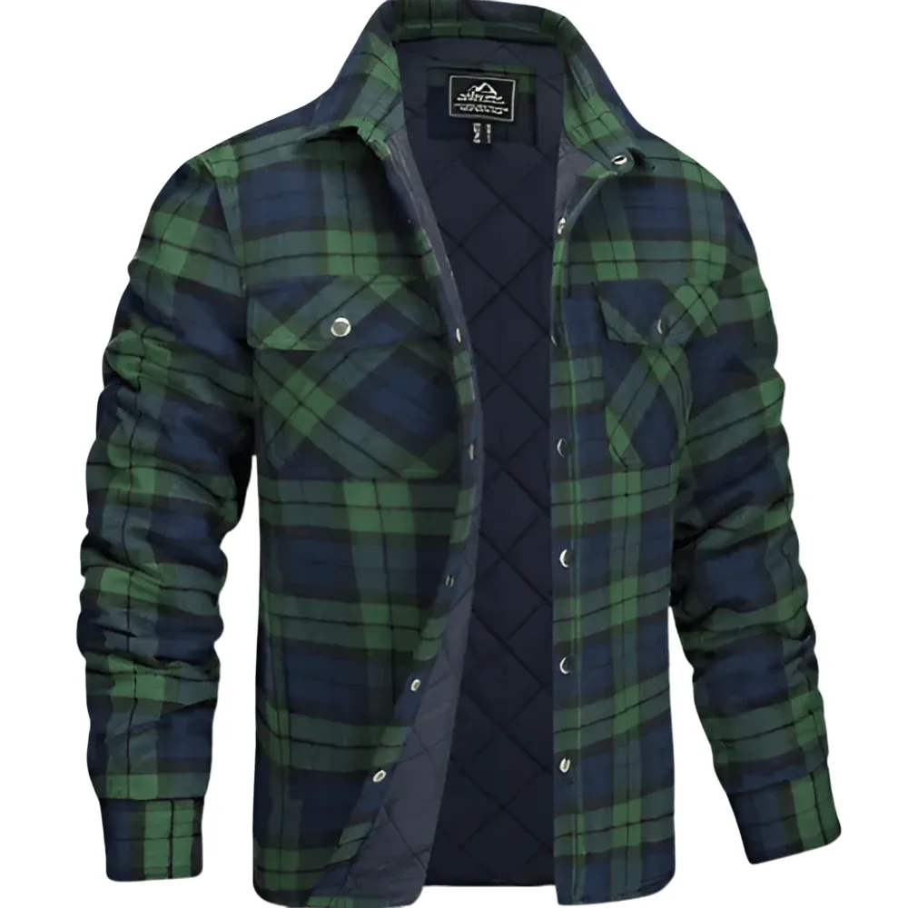 Gefütterte Steppjacke für Herren