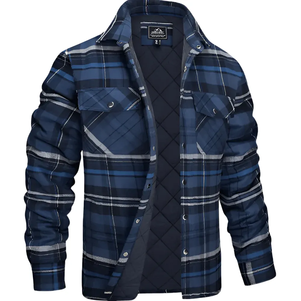 Gefütterte Steppjacke für Herren