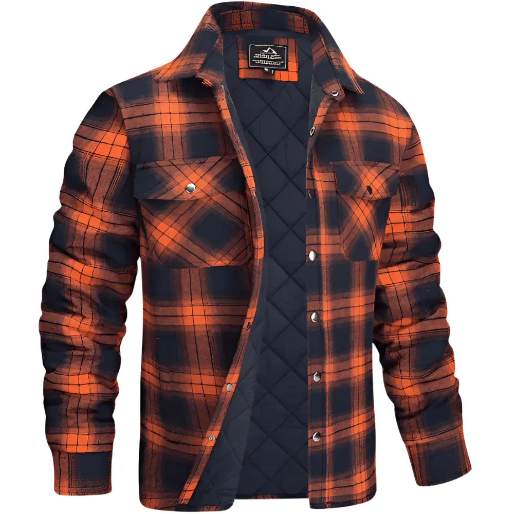 Gefütterte Steppjacke für Herren