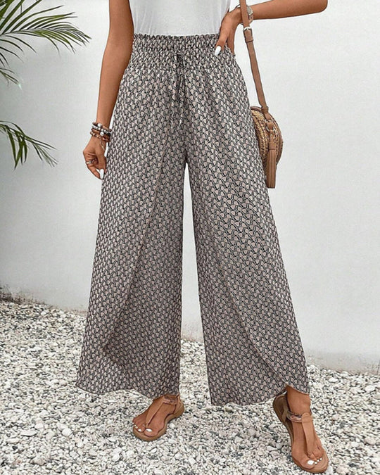 Geometrische Druckhose für Damen