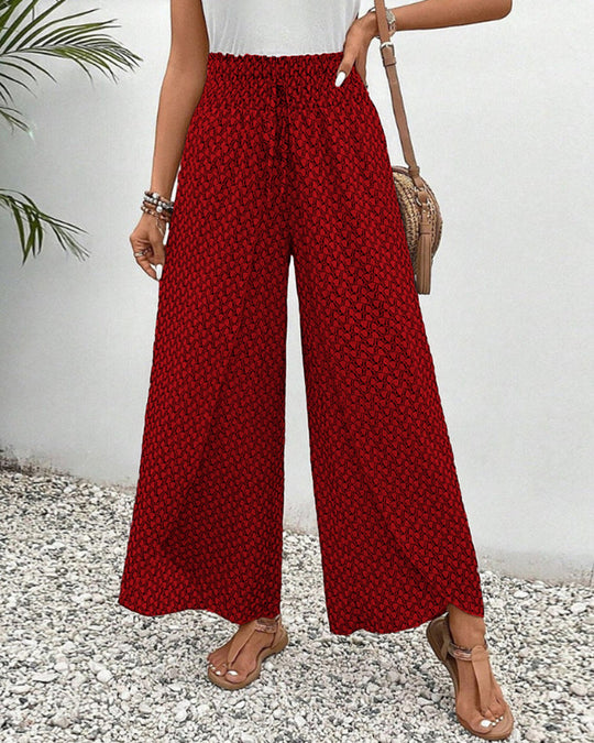 Geometrische Druckhose für Damen