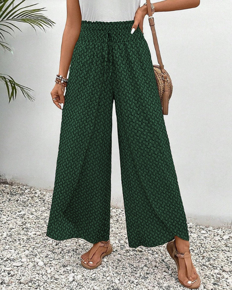 Geometrische Druckhose für Damen