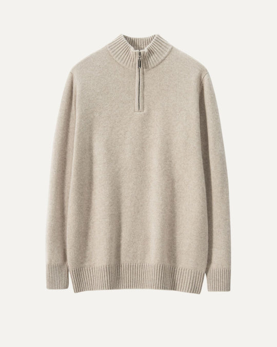 Halbzip Strickpullover für Herren