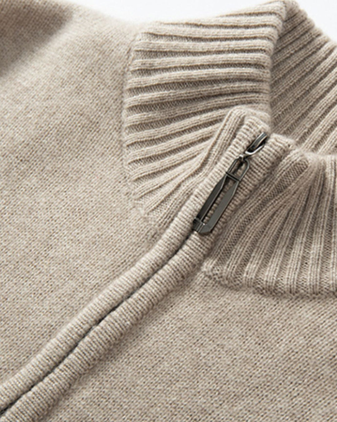 Halbzip Strickpullover für Herren