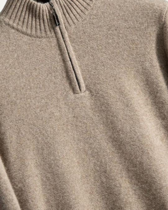 Halbzip Strickpullover für Herren