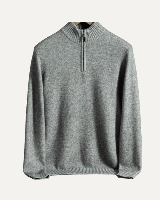 Halbzip Strickpullover für Herren