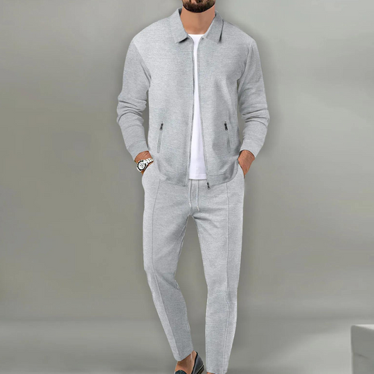 Herren Baumwoll Anzug Tweedelig Elegant Stilvoll