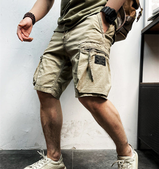 Herren Baumwoll Cargo Shorts für Outdoor Aktivitäten