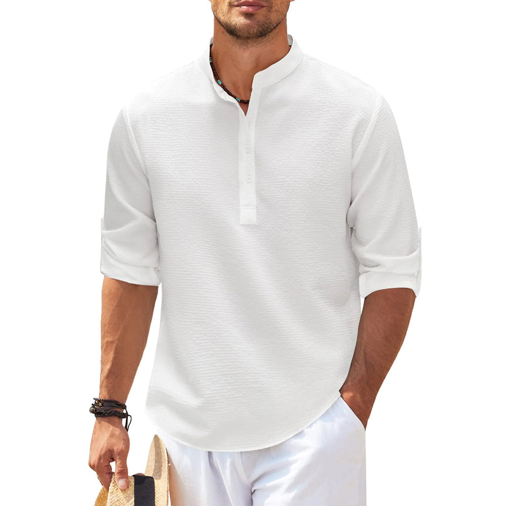 Herren Baumwoll Hemd Casual Modernes Design für Jeden Anlass