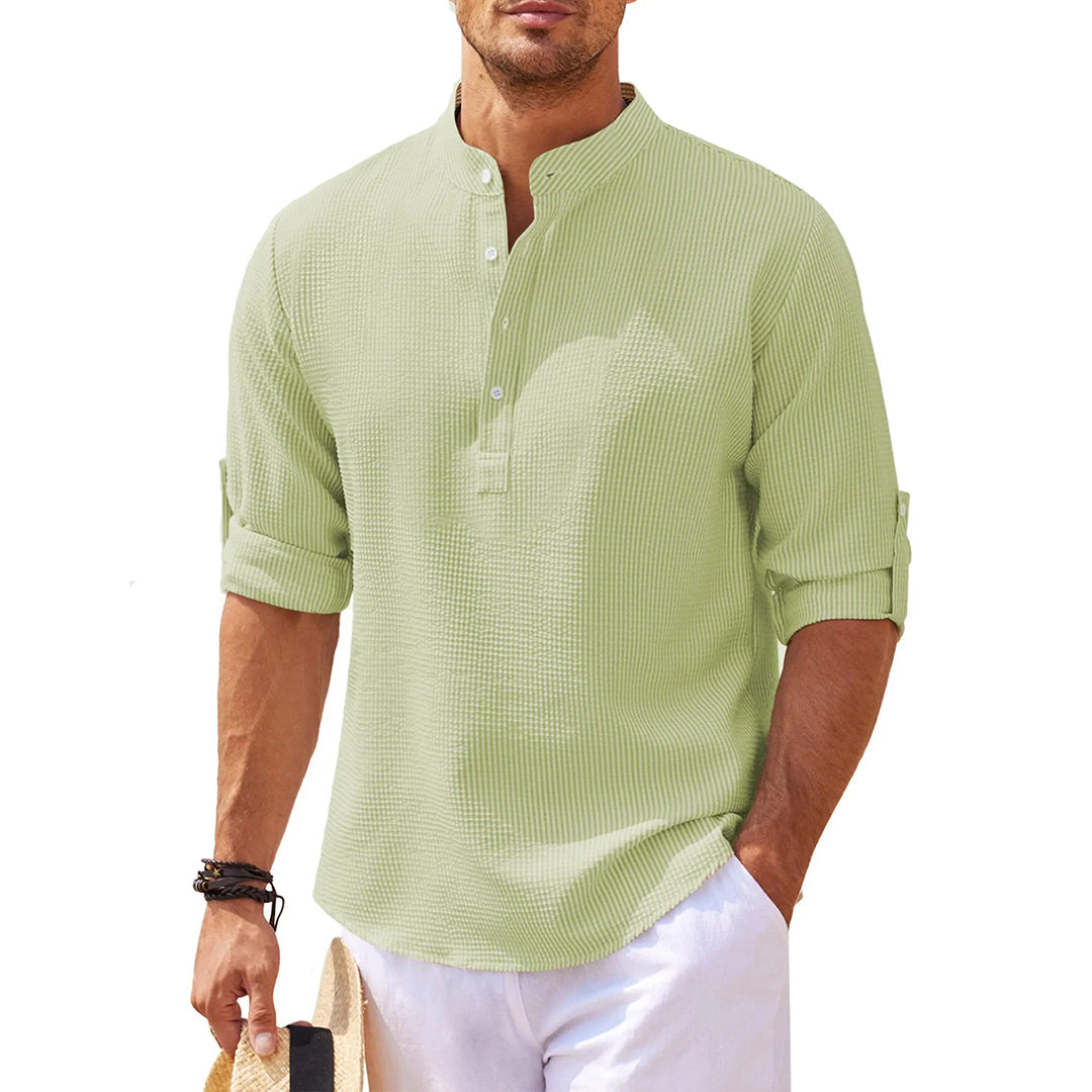 Herren Baumwoll Hemd Casual Modernes Design für Jeden Anlass