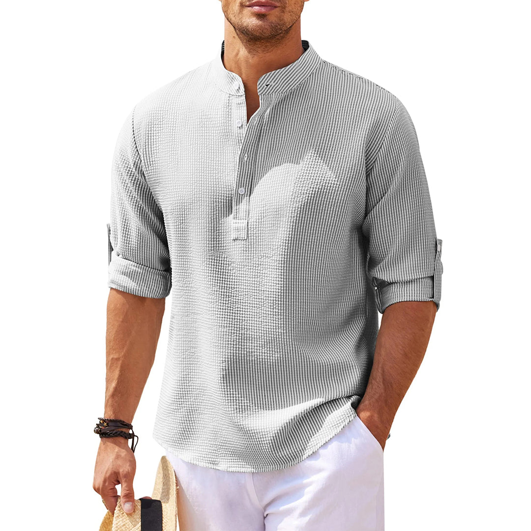 Herren Baumwoll Hemd Casual Modernes Design für Jeden Anlass