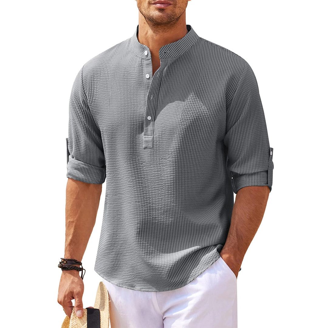 Herren Baumwoll Hemd Casual Modernes Design für Jeden Anlass