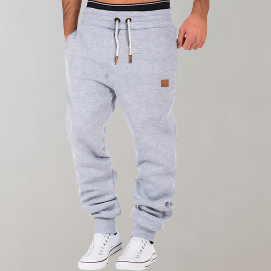 Herren Baumwoll Jogginghose Baggy-Stil Komfort Trainerhosen