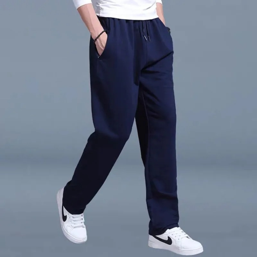 Herren Baumwoll Jogginghose Bequem Sportlich