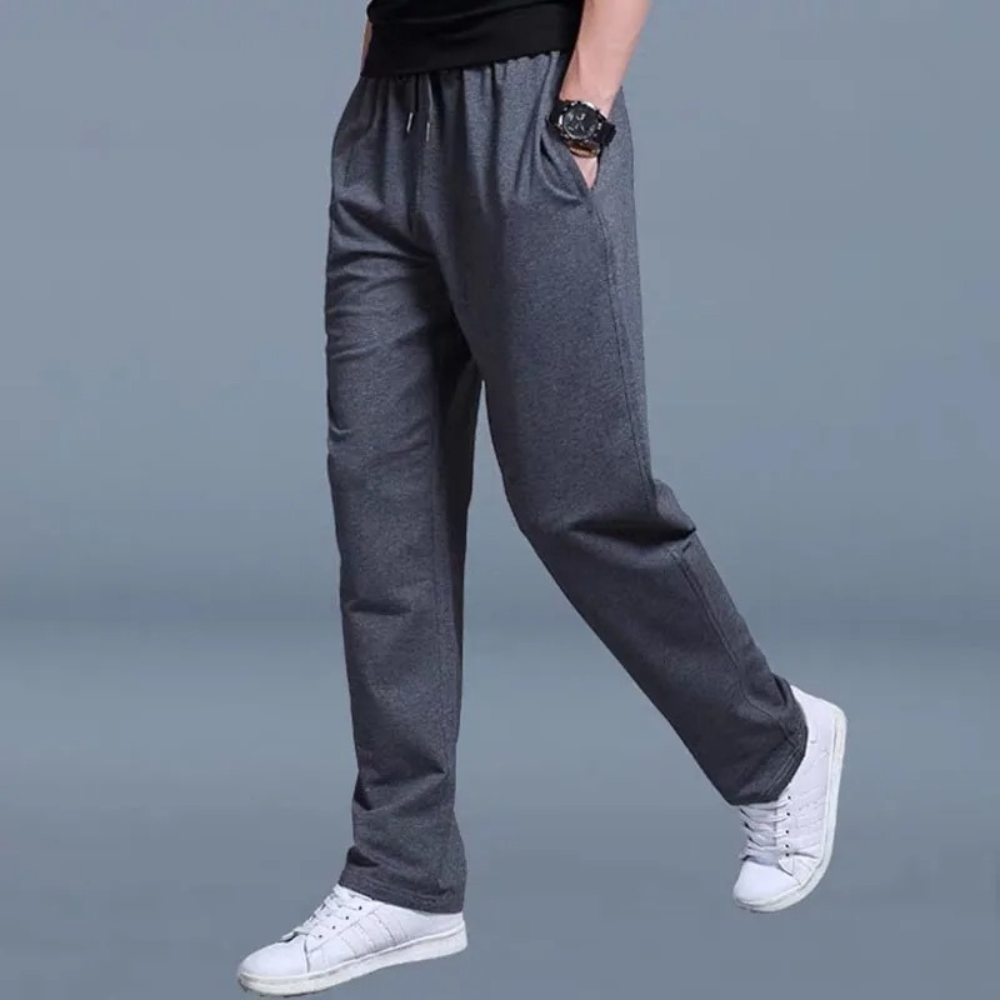 Herren Baumwoll Jogginghose Bequem Sportlich