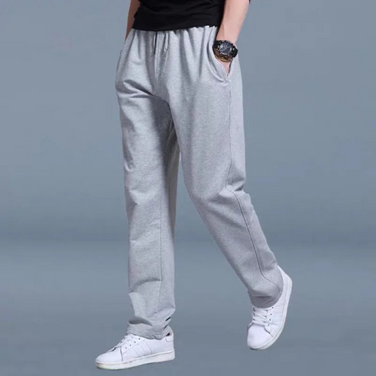 Herren Baumwoll Jogginghose Bequem Sportlich