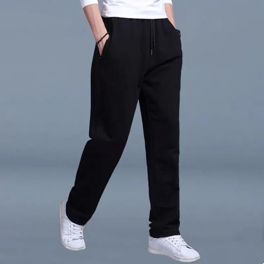Herren Baumwoll Jogginghose Bequem Sportlich