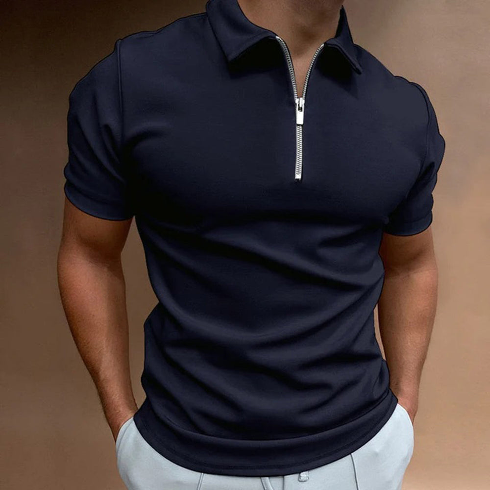 Herren Baumwoll Sommer Poloshirt – Stilvoll und Vielseitig