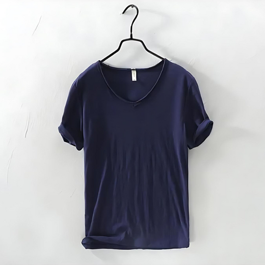 Variant image for Herren Baumwoll T-Shirt V-Ausschnitt Atmungsaktiv Relaxed Fit-36