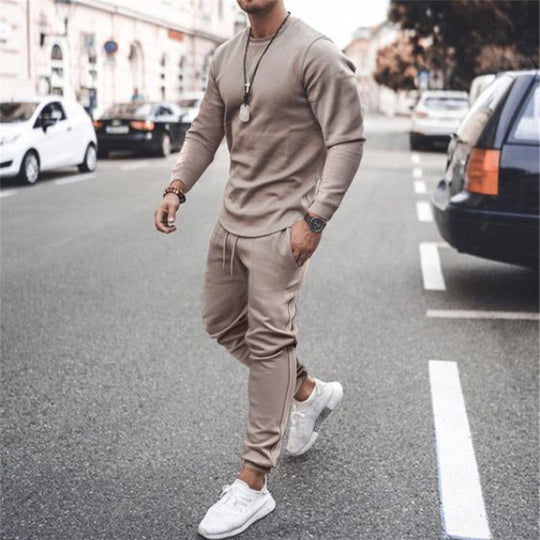 Herren Baumwolle Trainingsanzug Set Jogginganzug Stylish