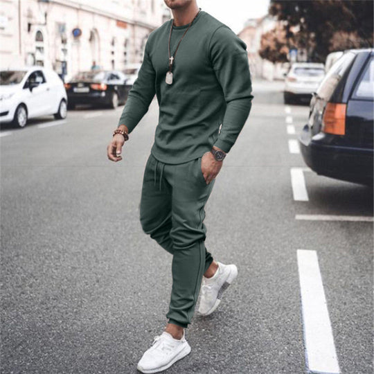 Herren Baumwolle Trainingsanzug Set Jogginganzug Stylish