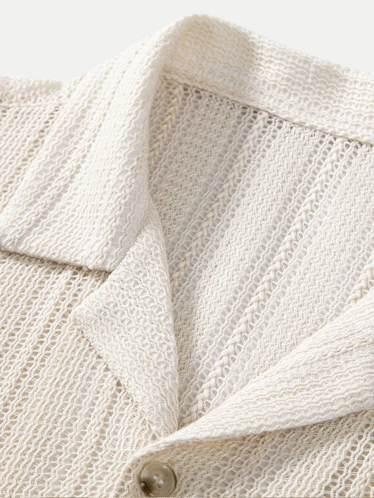 Herren Button-Down Hemd Baumwolle Atmungsaktiv