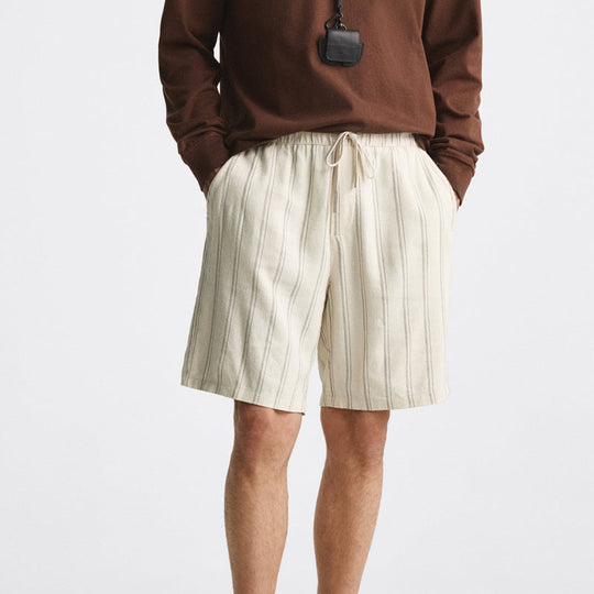 Herren Leinen Kurze Hosen - Bequeme Shorts für Sommer