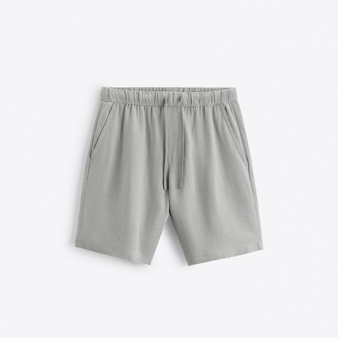 Herren Leinen Kurze Hosen - Bequeme Shorts für Sommer