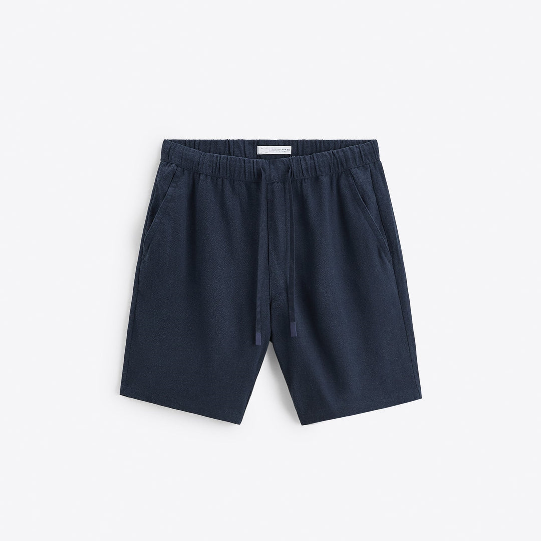 Herren Leinen Kurze Hosen - Bequeme Shorts für Sommer