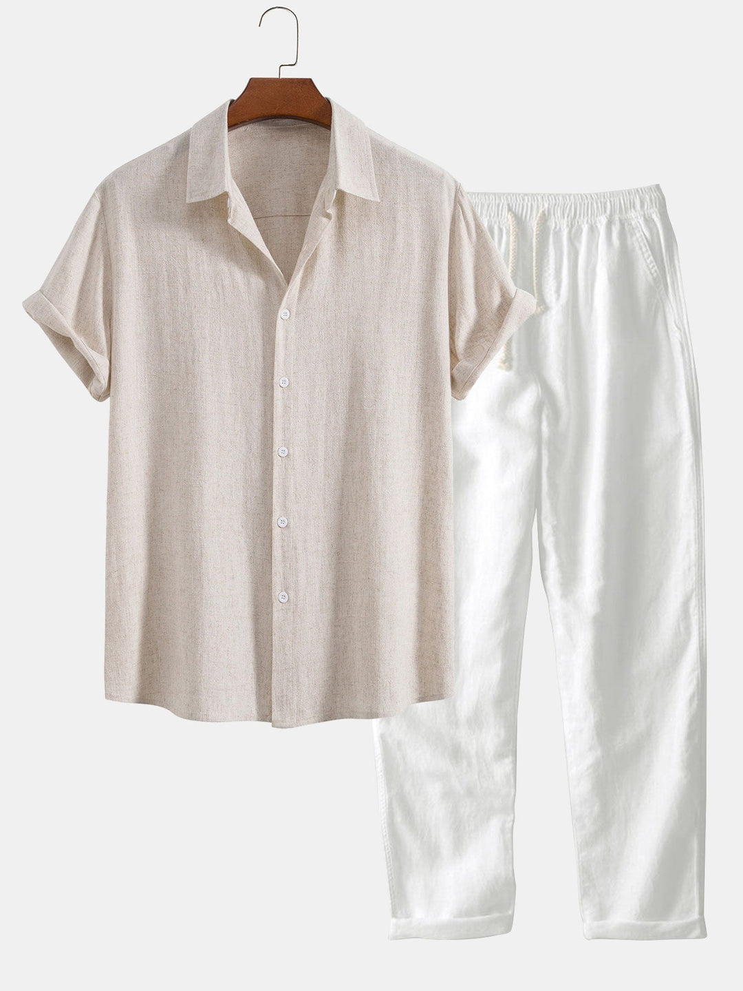 Herren Leinen Sommer Set für Komfort und Stil
