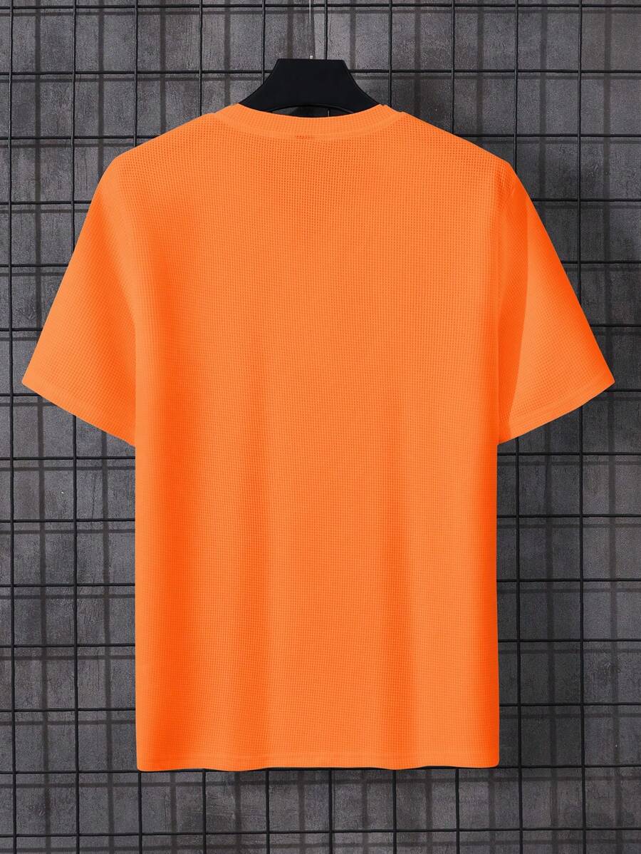 Herren Leinen Sommer T-Shirt mit Knopfverschluss