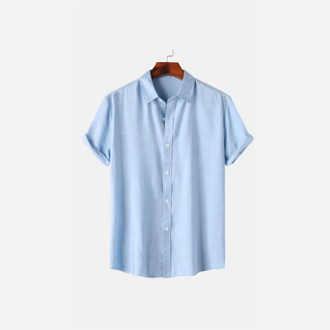 Herren Leinenhemd Atmungsaktiv Elegantes Hemd für Herren