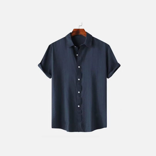 Herren Leinenhemd Atmungsaktiv Elegantes Hemd für Herren