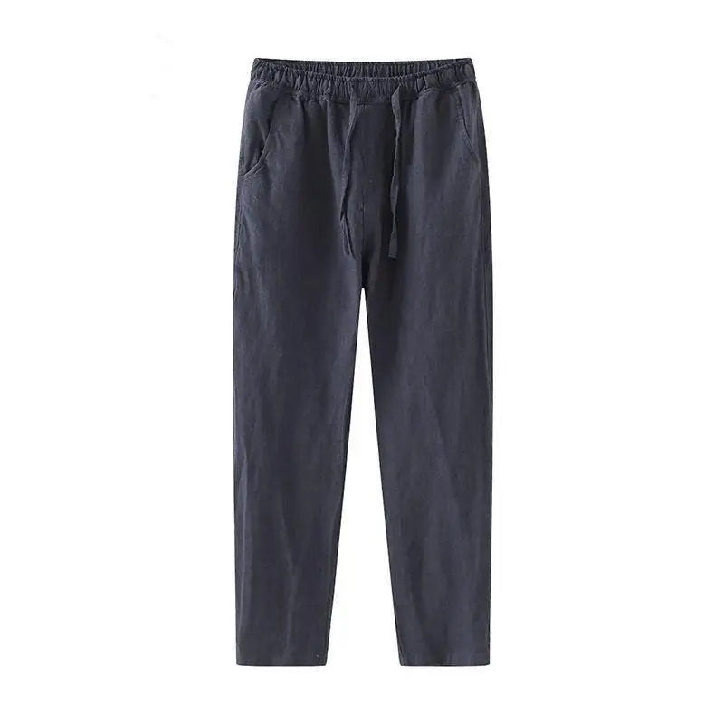 Variant image for Herren Leinenhose Atmungsaktiv Casual Hosen für Herren-29