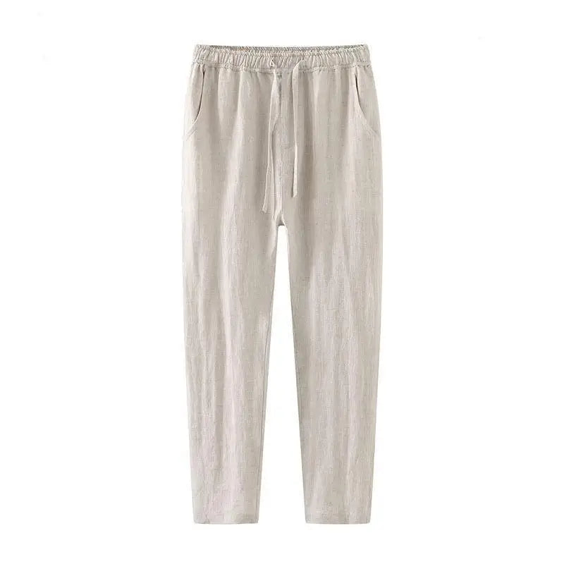 Variant image for Herren Leinenhose Atmungsaktiv Casual Hosen für Herren-36