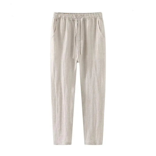 Variant image for Herren Leinenhose Atmungsaktiv Casual Hosen für Herren-36