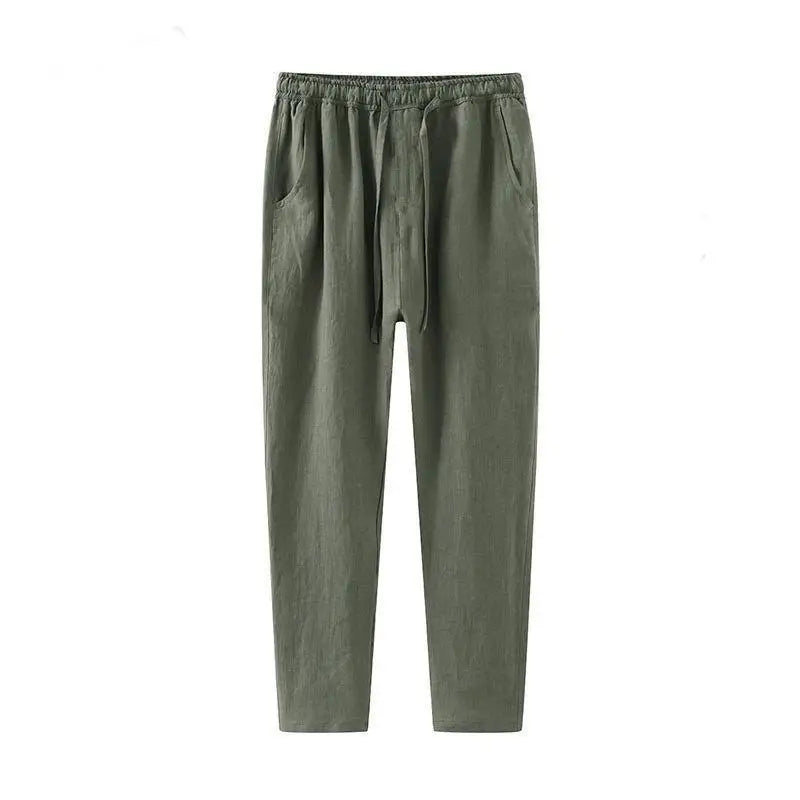Variant image for Herren Leinenhose Atmungsaktiv Casual Hosen für Herren-15