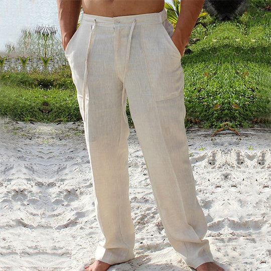 Herren Leinenhose Casual