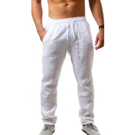 Variant image for Herren Leinenhose Sommer Atmungsaktiv Elegantes Design-37
