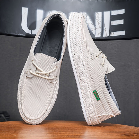 Herren Leinenschuhe Freizeit Schuhe Atmungsaktive Bequeme Schuhe