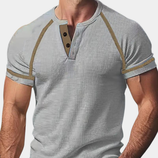 Variant image for Herren Atmungsaktives Baumwoll T-Shirt Kurzarm-19